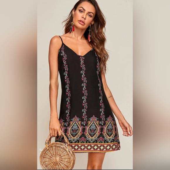 SHEIN Printed Cami Sundress  -  XS  NWT - Picture 6 of 8